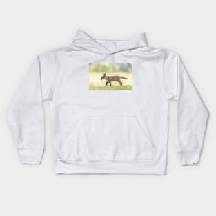 Red fox kit Kids Hoodie